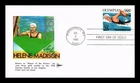 DR JIM STAMPS US COVER HELENE MADISON OLYMPIAN FIRST DAY ISSUE GILL CRAFT