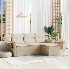 Garden Sofa Set Beige