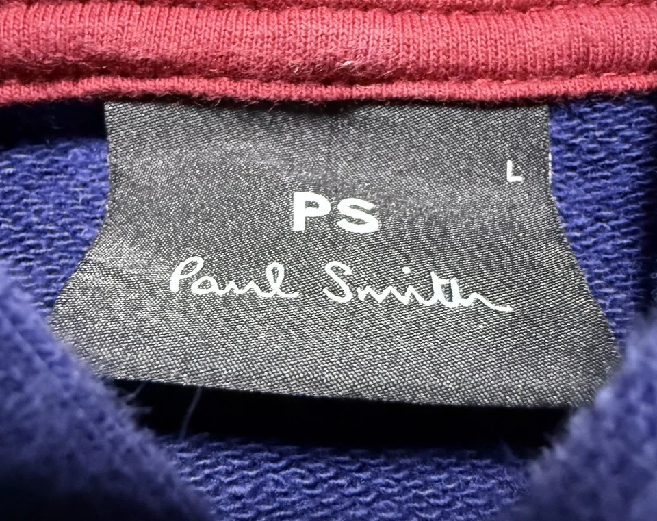 Sudadera con Capucha Paul Smith Para Hombre Grande Azul Marino Pullover Sudadera Logo Cebra Foto 2 de 4