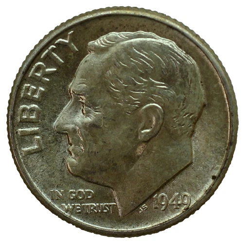 1949-D Roosevelt Silver Dime - Unc/Uncirculated
