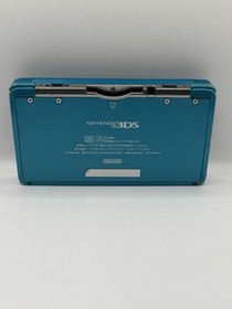 *US SELLER* Nintendo 3DS System in box - Aqua Blue Region USA, Charger Tested