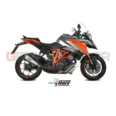 Pot D Echappament MIVV Delta Race Inox pour Ktm 1290 Superduke Gt 2016 > 2024 - Photo 1/3