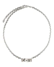 Off-White Unisex-Adult Swimming Logo Necklace