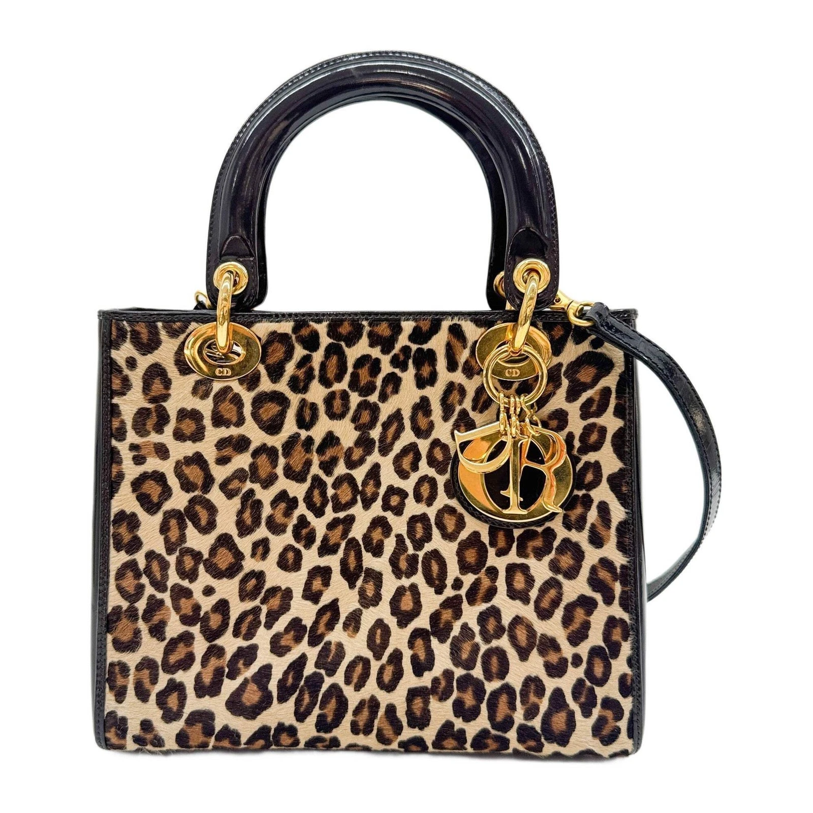Dior — DIOR Dior Lady Dior Brown Leopard Print