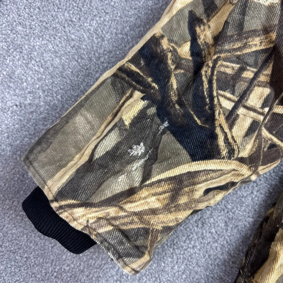 Chaqueta Columbia Adulto Grande Marrón RealTree Lona Ropa de Trabajo Camuflaje Caza Capucha Hombres Foto 4 de 4