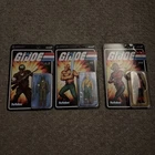 GI Joe ReAction Super7 Lot Of Three Figures NEW