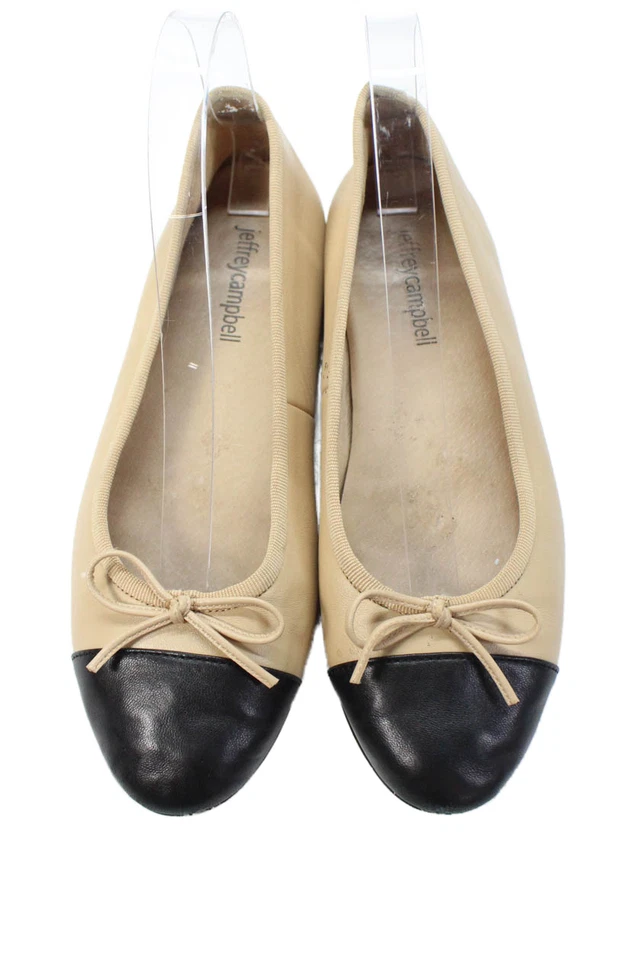 Jeffrey Campbell Women's Round Toe Bow Colorblock Ballet Flats Shoes Size 7.5 - Image 2 of 4