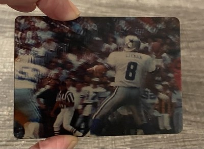 Troy Aikman 1996 MoVi Motion Vision #LDR1 Hologram Dallas Cowboys HOF