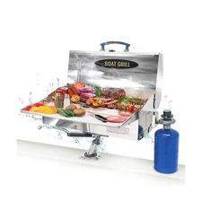 Magma Cabo Grill - Marine-Grade Stainless Steel Barbecue Grill for Boats - Po...