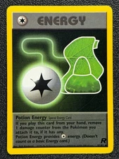 POTION ENERGY 82/82 Base Set Series Team Rocket Uncommon Pokemon Card 2000 NM
