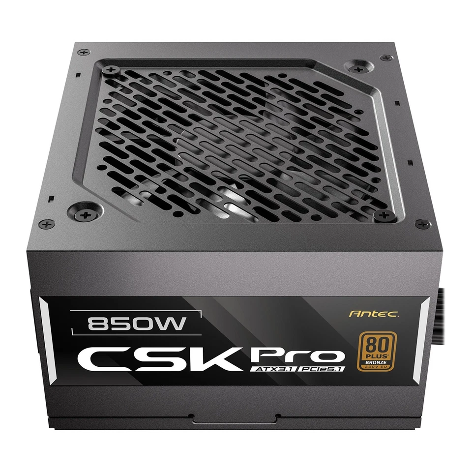 Antec CSK850 PRO 850W SemiModular ATX 3.1 Power Supply PCIe 5.1 Ready 80+ Bronze - Image 2 of 4