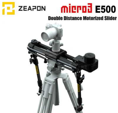 ZEAPON Micro 3 E500 Motorized Slider DSLR Camera Video Double Distance Portable