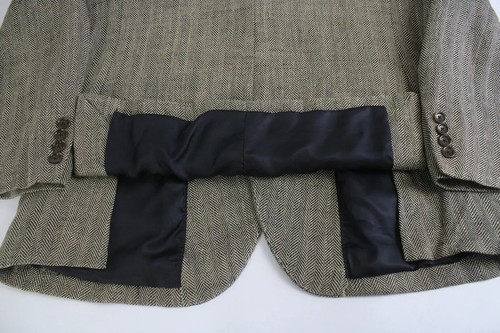 J. CREW Ludlow Blazer Men's (EU) 44L Single Breasted Linen Patterned - Picture 6 of 9