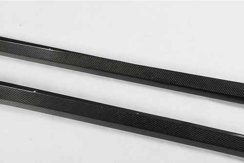 For Ford Mustang Dark Horse 2024UP Real Carbon Side Skirts Extension Lip Panels - Picture 12 of 14
