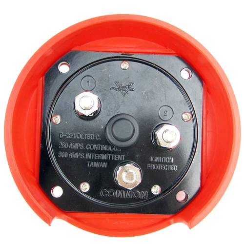 Dual Battery Switch Boat Selector Safety Shut Off Disconnect Switch With Lock - Picture 5 of 6