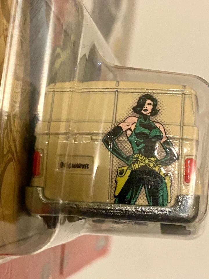 Hot Wheels Premium MBK Van Marvel Series 2/5 Real Riders 1:64 Die-cast Model NIP - Image 4 of 4