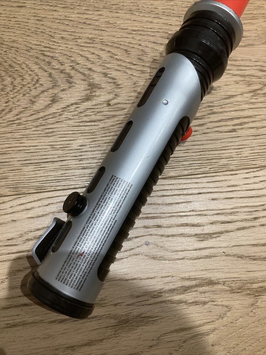 Star Wars Qui-Gon Jinn Red Lightsaber Hasbro 1999 | eBay