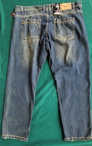 Levish Society Herren Jeans Größe Etikett 42x32 tatsächlich 42x31 gerades Bein abgenutzt. neu mit Etikett. - Bild 8 von 11