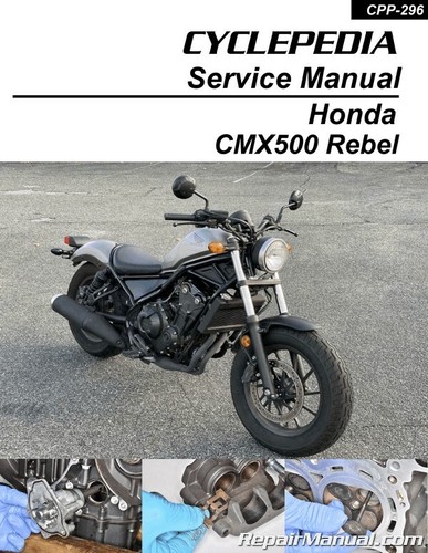 Honda Cmx500 Rebel Motorcycle Service Manual Printed Cyclepedia Ebay