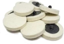 Benchmark Abrasives 2 Inch Sanding Discs Felt Quick Change 10-Pack NEW