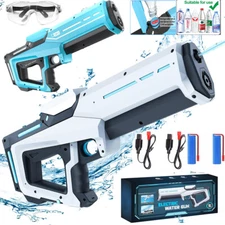 Electric Water Guns for Adult Kid Pool Beach Outdoor Party Toys 19-32Ft Shooting