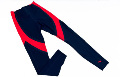 PUMA Hose Leggings Trainingshose Train Eversculpt Full Night blau rot Größe S, L