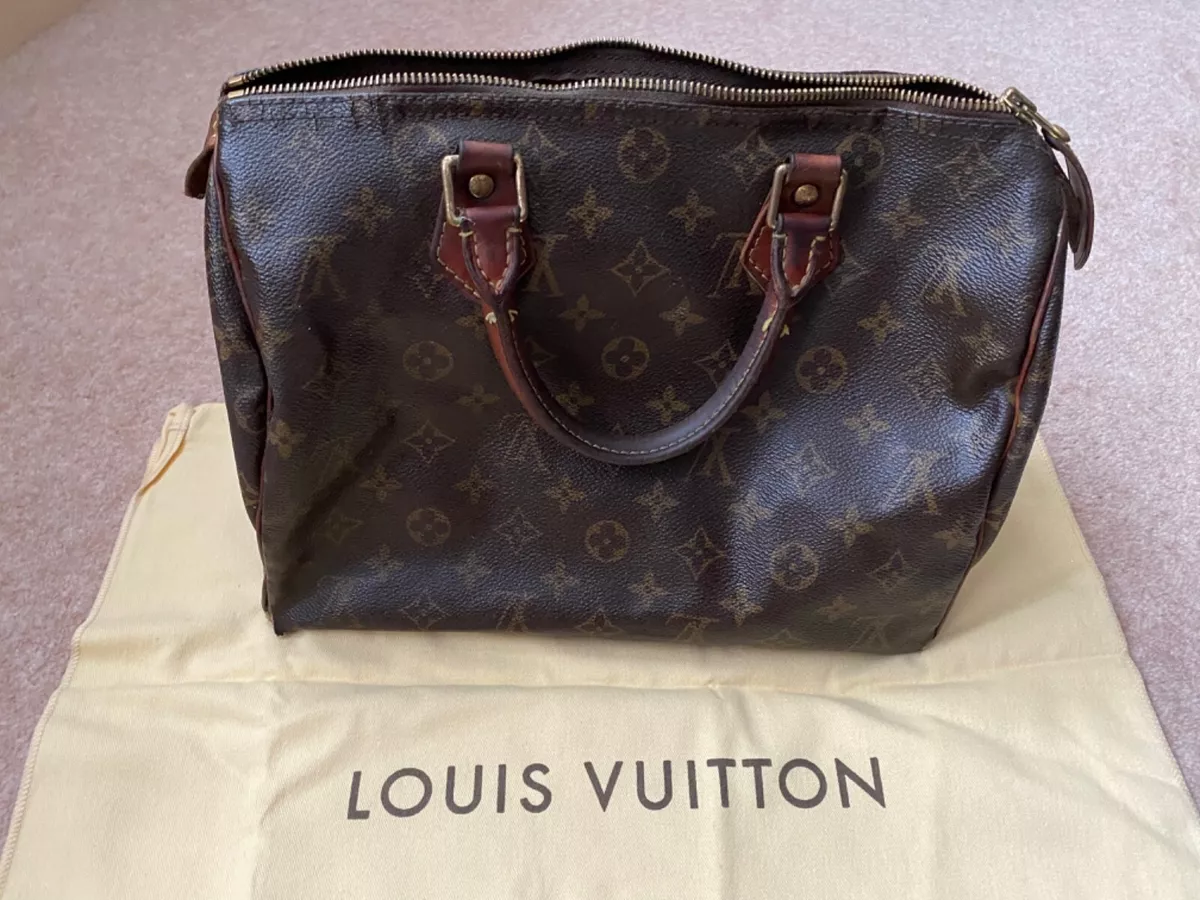 Vintage Louis Vuitton Classic Monogram Speedy 30 Bag II – Recess