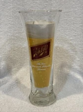 VINTAGE 1960's Schlitz The Beer That Made Milwaukee Famous 7 1/4 Fluted Glass!