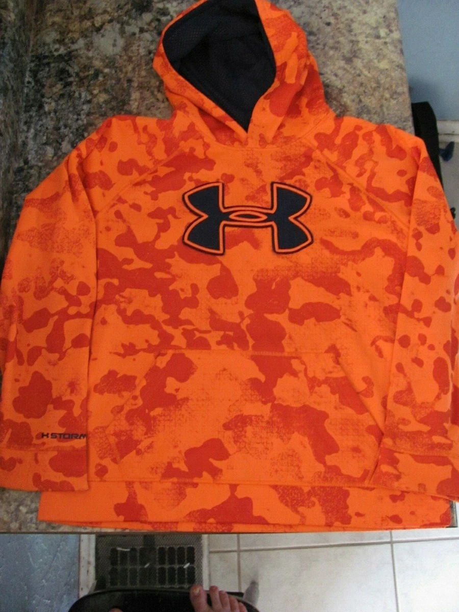 Under armour sales hoodie kids orange