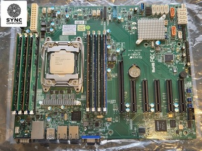 Supermicro X10SRi-F Mainboard + Xeon E5-1650v3 CPU + 32GB DDR4 RAM Bundle