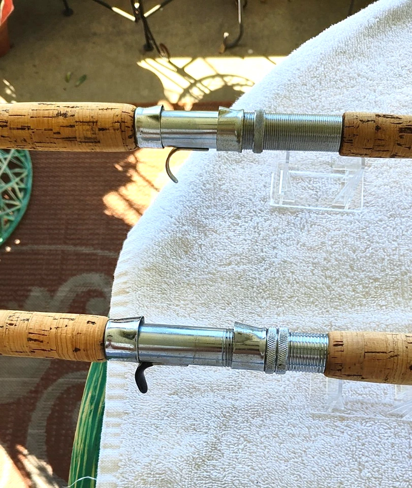 Удилища из стекловолокна Pflueger 5 футов 8 дюймов графит и Kodiak 6 футов 6 дюймов - Изображение 3 из 4