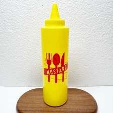 Retro Mustard Squeeze Bottle