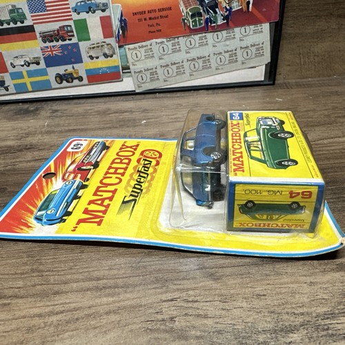 Vintage Lesney Matchbox 64 MG 1100 Superfast In Original Blister Pack NIB - Picture 13 of 24