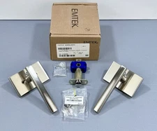 Emtek 5212FRLUS15LH Freestone Left Handed Privacy Door Lever Set - Satin Nickel