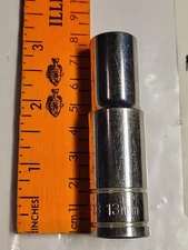 Pro-Grade 14713 13mm Deep Wall Socket 12 Pt. 1/2" Drive - NOS