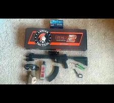 Lancer Tactical Hybrid Enforcer Battle Hawk 14" M-LOK Airsoft AEG w/ Crane Stock