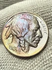 * 1913-D TYPE 1 * SUPERB+ GEM AU+ BUFFALO NICKEL* FROM ORIGINAL COLLECTION Toned