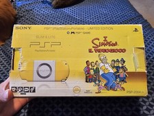 PSP Console 2004 Yellow - The Simpsons Limite...