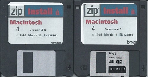 Macintosh SE 4MB Up Zip Tools 100 Disk Version 4.3 BackUP + Install Floppies - Picture 2 of 2