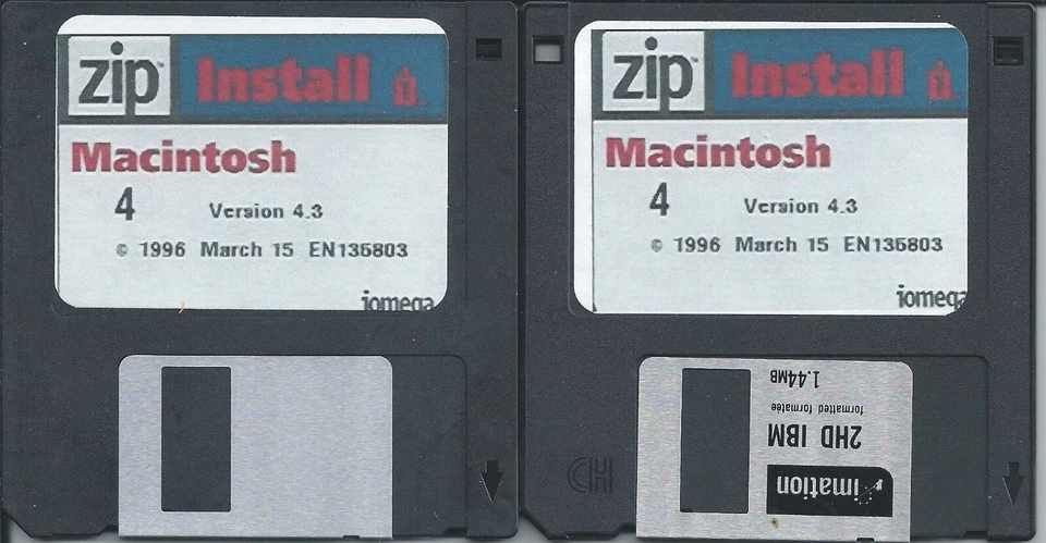 Macintosh SE 4MB Up Zip Tools 100 Disk Version 4.3 BackUP + Install Floppies - Image 2 of 2