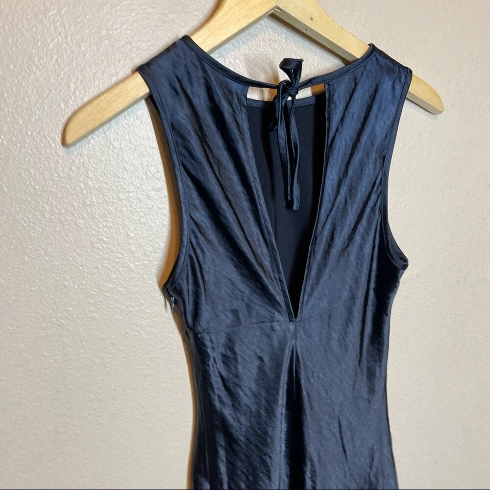 VALENTINO Abito Hepburn blu navy Whyte Valentine nuovo con etichetta taglia 8