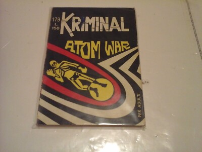 KRIMINAL - N.179 - ATOMWAR - HORN EDITORIAL - November 28, 1968