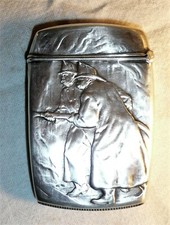 Caja fuerte Silver Fire Match "The Home Insurance Company New York" - Soporte para fósforos