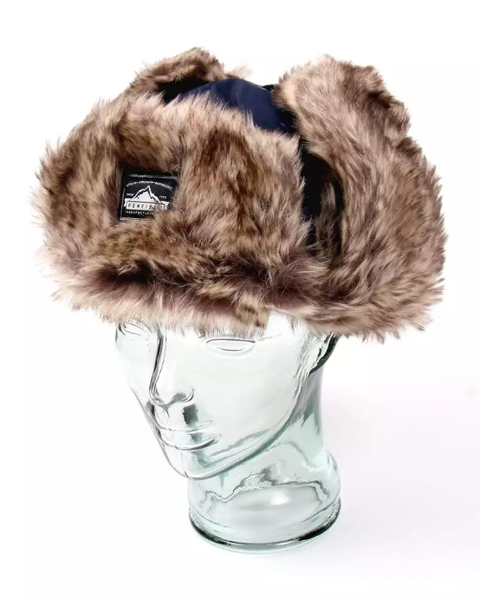 Penfield Navy Providence Trapper Hat Size L/XL NWT | eBay