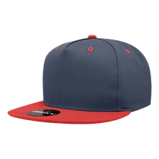 Decky Unisex 5 Panel High Profile Structured Cotton Blend Snapback Cap - 1064