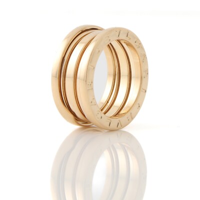BVLGARI B.Zero1 Three Band Ring 18k yellow Gold Size 49 | eBay