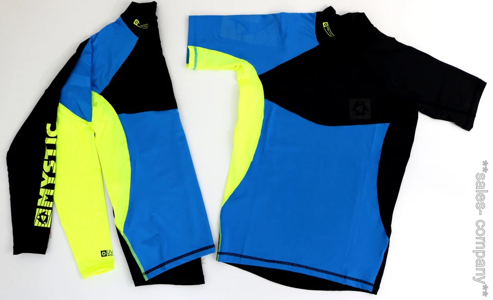 MYSTIC Crossfire Rash Shirt Blau Gr.S-XXL Neu+ OVP