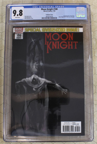 MOON KNIGHT #188 CGC 9.8 vol.8 (2018) Lenticular Cover 1st Sun King (Marvel)