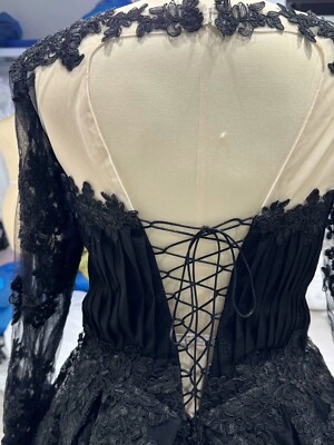 black and purple corset wedding dresses Aviva