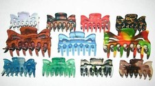 French Fashion Hair Claw Patterns Colors Classic Toothed Jaw Clip Made in France